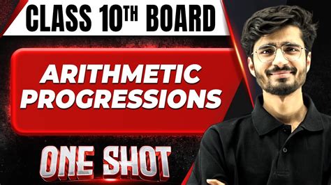 Arithmetic Progressions In Shot Full Chapters Coverage Concepts Pyqs