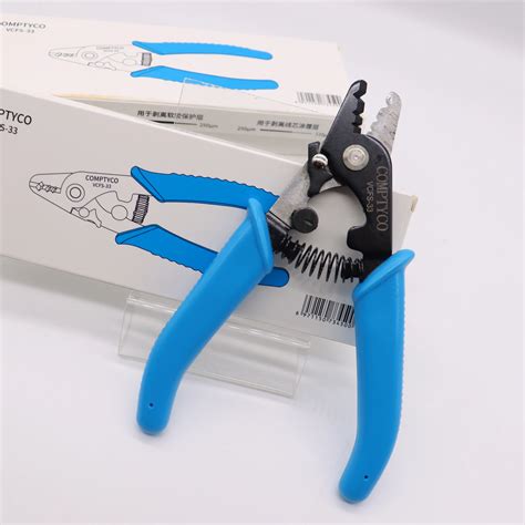 Pc Pcs Comptyco Vcfs Three Port Fiber Optical Stripper Pliers Wire