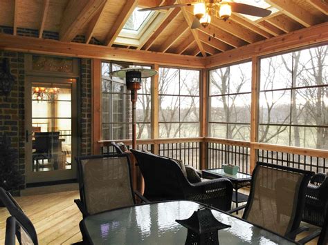Screen Porch with Skylights in St. Charles IL by Archadeck of Chicagoland