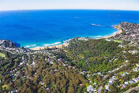 Aerial Stock Image Bilgola Plateau And Bilgola Beach