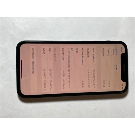 Apple IPhone 12 Mini 5G 64GB No FaceID Phonebot