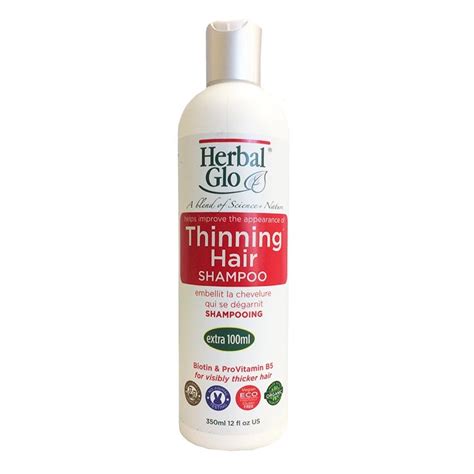 Herbal Glo Thinning Shampoo 350ml Natures Source