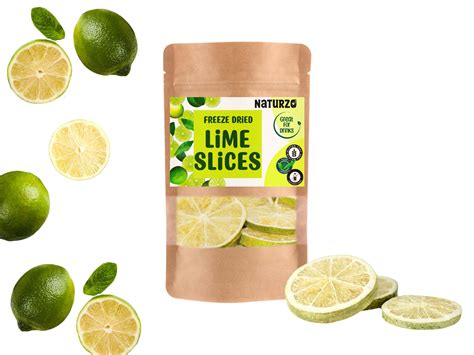 Freeze Dried Lime Slices Naturzo