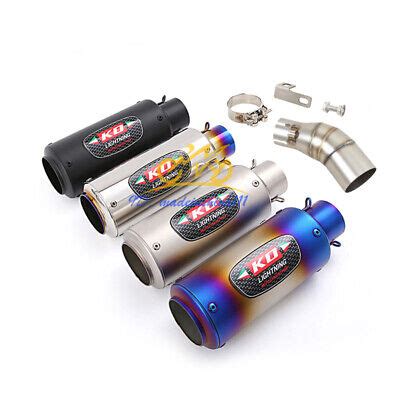 Motorcycle Exhaust Connect Pipe Muffler Silencer For CF Moto Papio 125