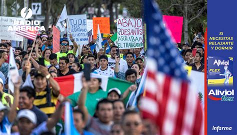 Manifestantes Latinos Protestan En Tampa Contra Ley De Inmigraci N De