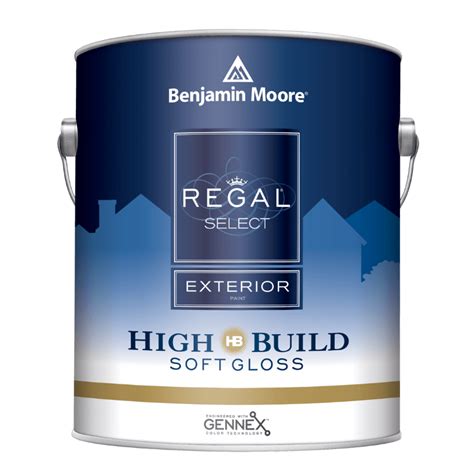 Benjamin Moore Regal Select Exterior High Build Paint Soft Gloss