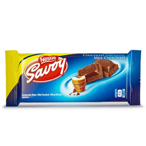 SAVOY Chocolate Con Leche 130 G