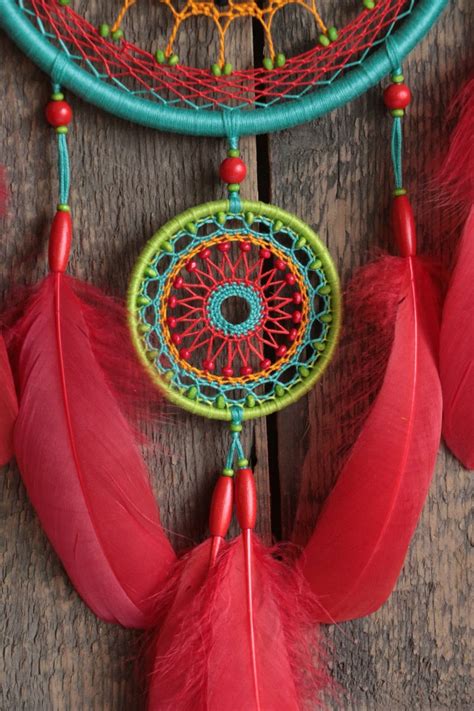 Dream Catcher Multi Colorbright Dreamcatcher By Myhappydreams