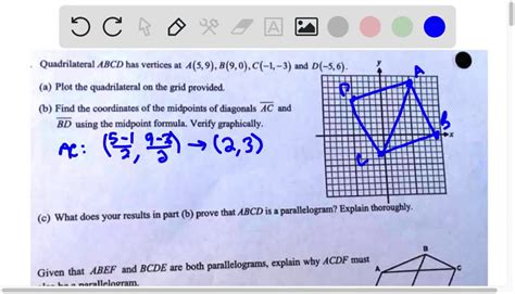 The Coordinates Of The Vertices Of Quadrilateral ABCD Are A 0 5 B 3