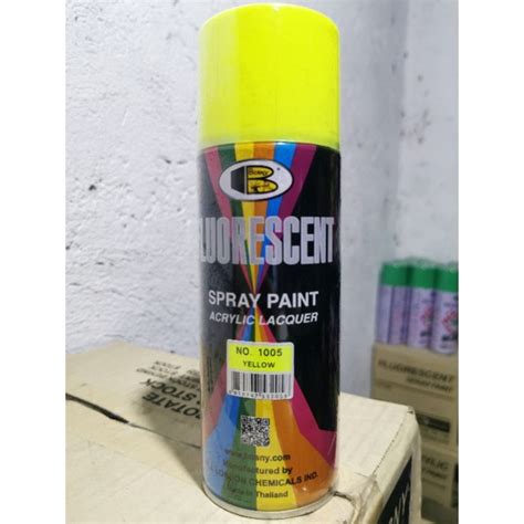 Bosny Flourescent Yellow Spray Paint 1005 Shopee Philippines