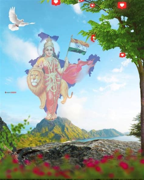 🔥 26 January Republic Day Bharat Mata Editing Background Cbeditz