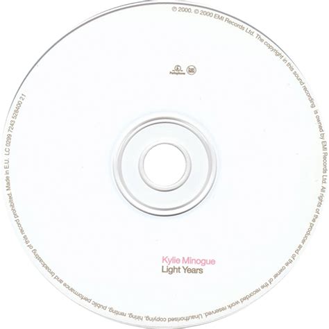 Car Tula Cd De Kylie Minogue Light Years Special Edition Portada