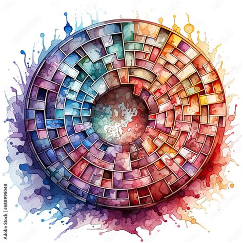 watercolor pi day clipart generative ai stock illustration adobe stock