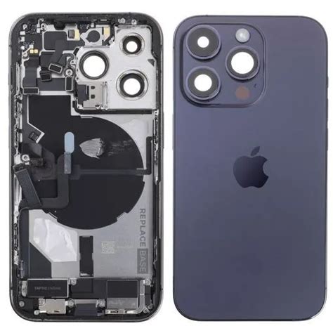 Back Housing With Parts For Apple Iphone 14 Pro Purple