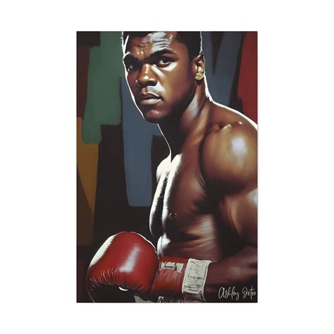 Muhammad Ali Painting, Muhammad Ali Canvas Wall Art, Canvas Wall Art ...