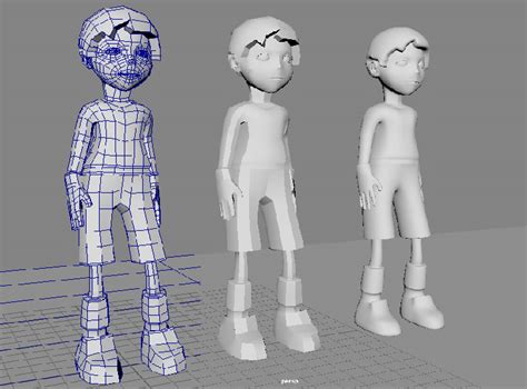 Low poly character mesh | Download Scientific Diagram