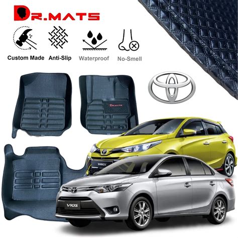 Toyota Yaris Vios 2019 2023 Dr Mats 1 Layer 2 Layer Diamond 5D