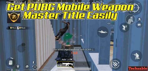 How To Get Weapon Master Title In Pubg Mobile Easily Techsable