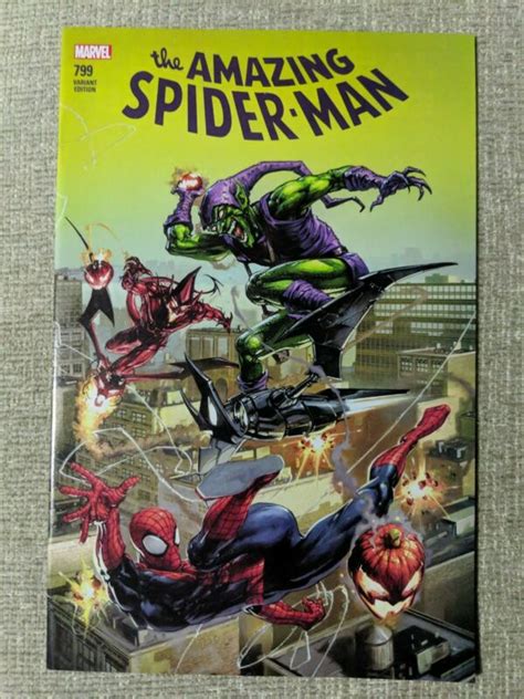 AMAZING SPIDER MAN 799 CLAYTON CRAIN EXCLUSIVE GREEN GOBLIN SPIDERMAN