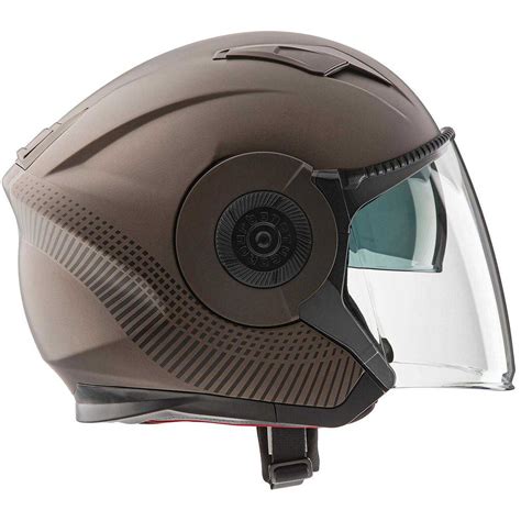 Casco Moto Jet Tucano Urbano El Tange Bronzo Graphic A Opaco