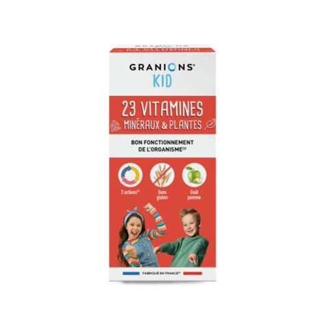 Granions Kid Vitamines Min Raux Et Plantes Ml Parapharmacie