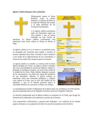 Iglesia Católica PDF