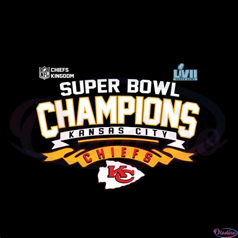 Kansas City Chiefs Super Bowl Lvii Champs Svg Cutting Files