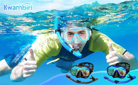 Amazon Kwambiri Snorkeling Gear For Adults Dry Top Snorkel Set