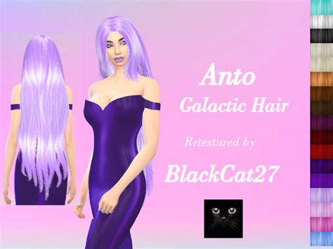 The Sims Resource Antos Galactic Hair Retexture