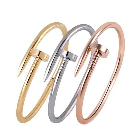 Fashion New Cuff Bracelets Bangles Female Stainless Steel AliExpress