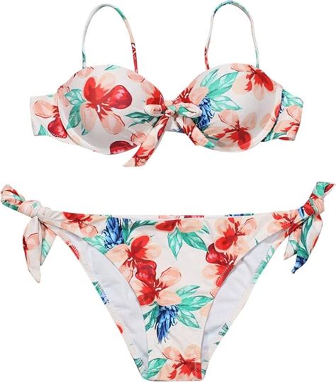 Bolawoo Se Oras Bikini Beach Se Oras Floral Conjunto De Empuje