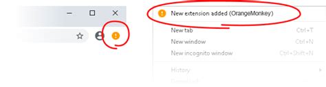 OrangeMonkey extension installation