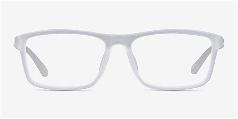 Team Rectangle Matte Clear Full Rim Eyeglasses Eyebuydirect Canada