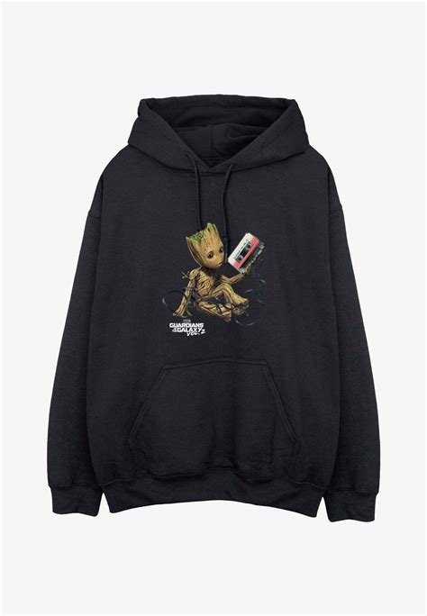 Absolute Cult Marvel Guardians Of The Galaxy Groot Tape Sweatshirt