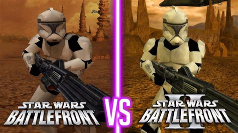 P Graphics Comparison Star Wars Battlefront Vs