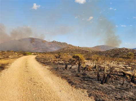 Scorched Terrain From Pego To Vall D Ebo Tuesday August 16 42