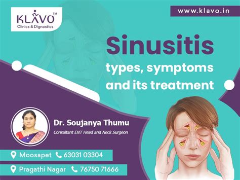 Sinusitis Treatment in Hyderabad | Sinusitis Specialist | Klavo Clinics