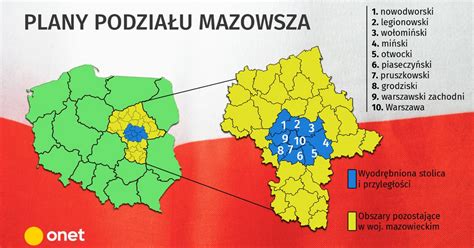 Podzia Mazowsza Sobolewski Projekt Ustawy Najp Niej W Listopadzie