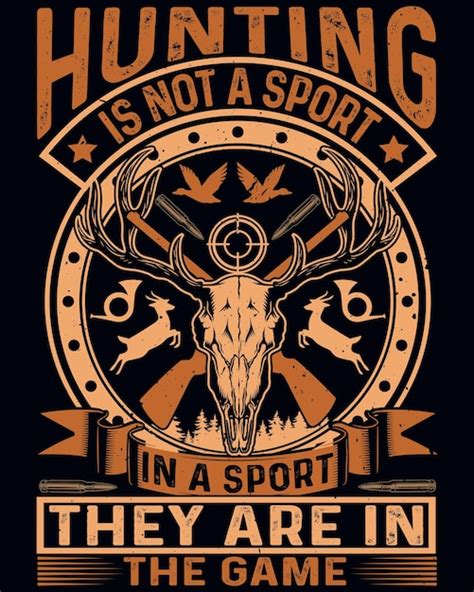 Premium Vector Hunting T Shirt Design Vector