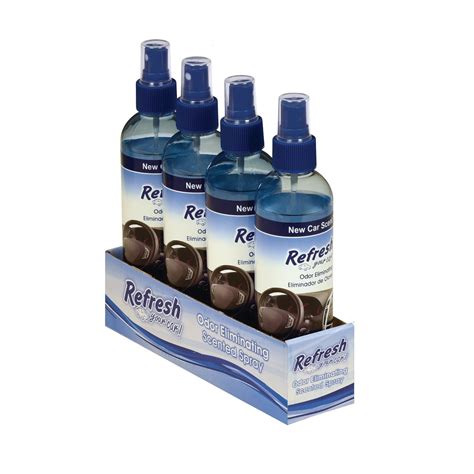 Refresh Your Car Odor Eliminator New Car Air Freshener 8oz