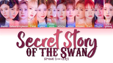 IZ ONE 아이즈원 Secret Story of the Swan 환상동화 Lyrics ColorCoded ENG