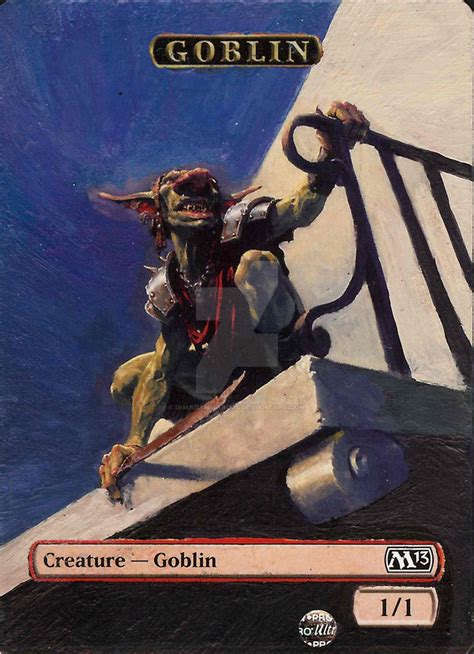 Goblin Token Altered Art By Iamadammarcus On Deviantart