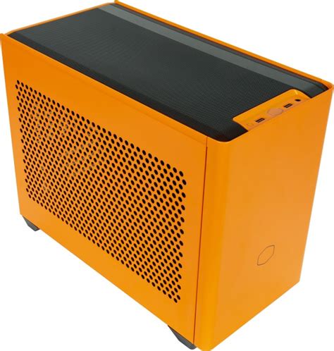 Cooler Master MasterBox NR200P Color Edition Sunset Orange Glasfenster