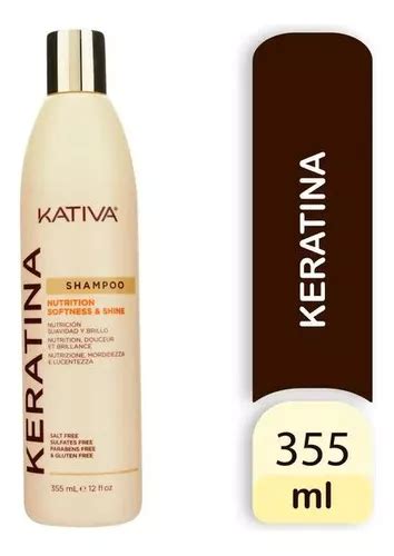 Kativa Shampoo Keratina Nutrición Suavidad Y Brillo 355ml Cuotas