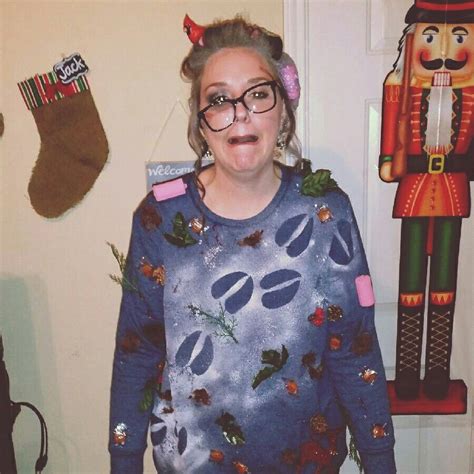 Ugly Christmas Sweater Champ Grandma Got Ran Over By A Reindeer