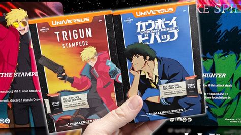 Cowboy Bebop Trigun Stampede Challenger Series Unboxing Universus