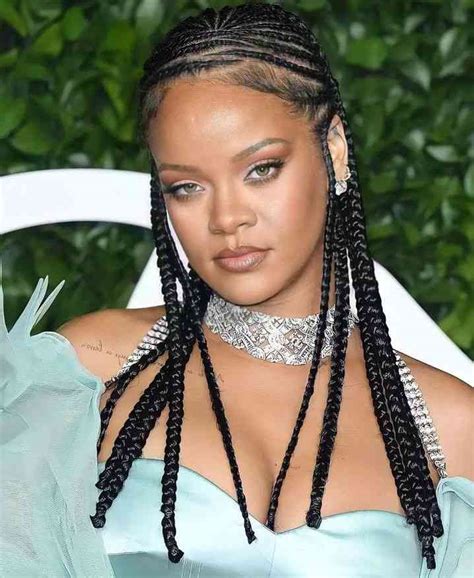 Beautiful Rihanna Braids Hairstyles that will Inspire you - Claraito's Blog