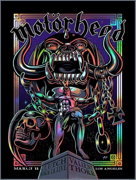 Motorhead Rock Poster Art Rock Posters Rock N Roll Art