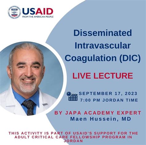 Disseminated Intravascular Coagulation Dic Live Lecture Japa Academy