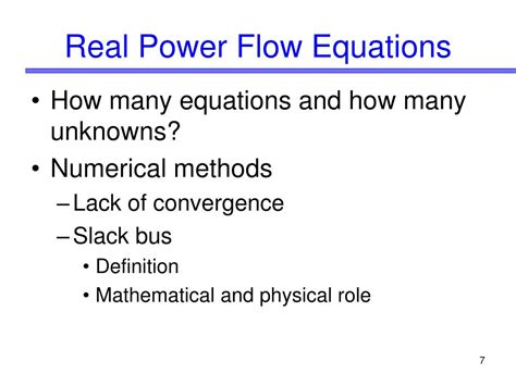 Ppt Introduction To The Power Flow Problem Powerpoint Presentation